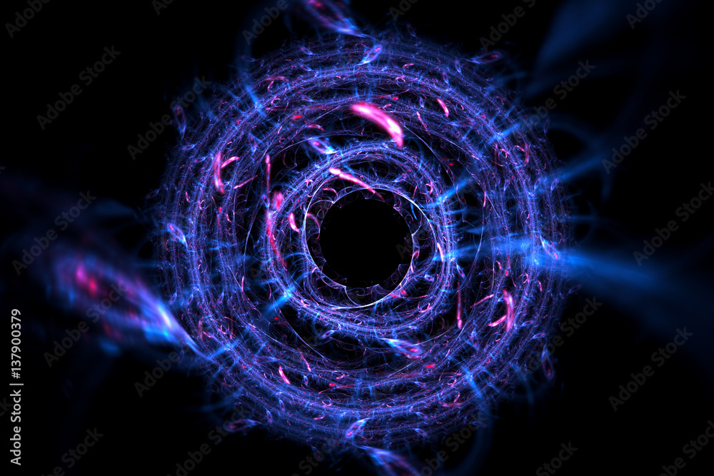 3D rendering abstract fractal light background 3D rendering abstract fractal light background