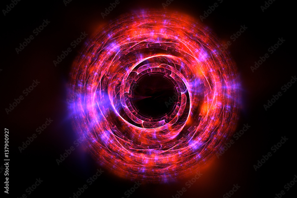 3D rendering abstract fractal light background 3D rendering abstract fractal light background