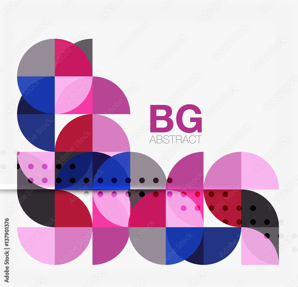 Abstract background of circle elements Abstract background of circle elements