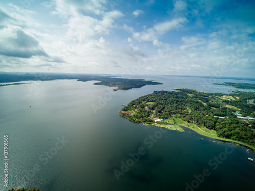 Dam and Lake Aerial View © Framenism