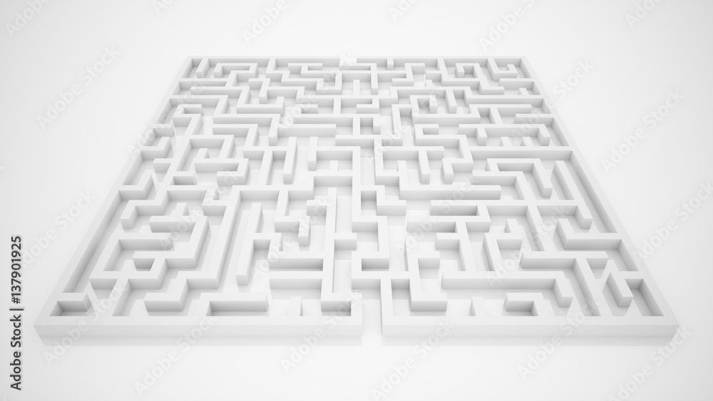 3d rendering maze 3d rendering maze
