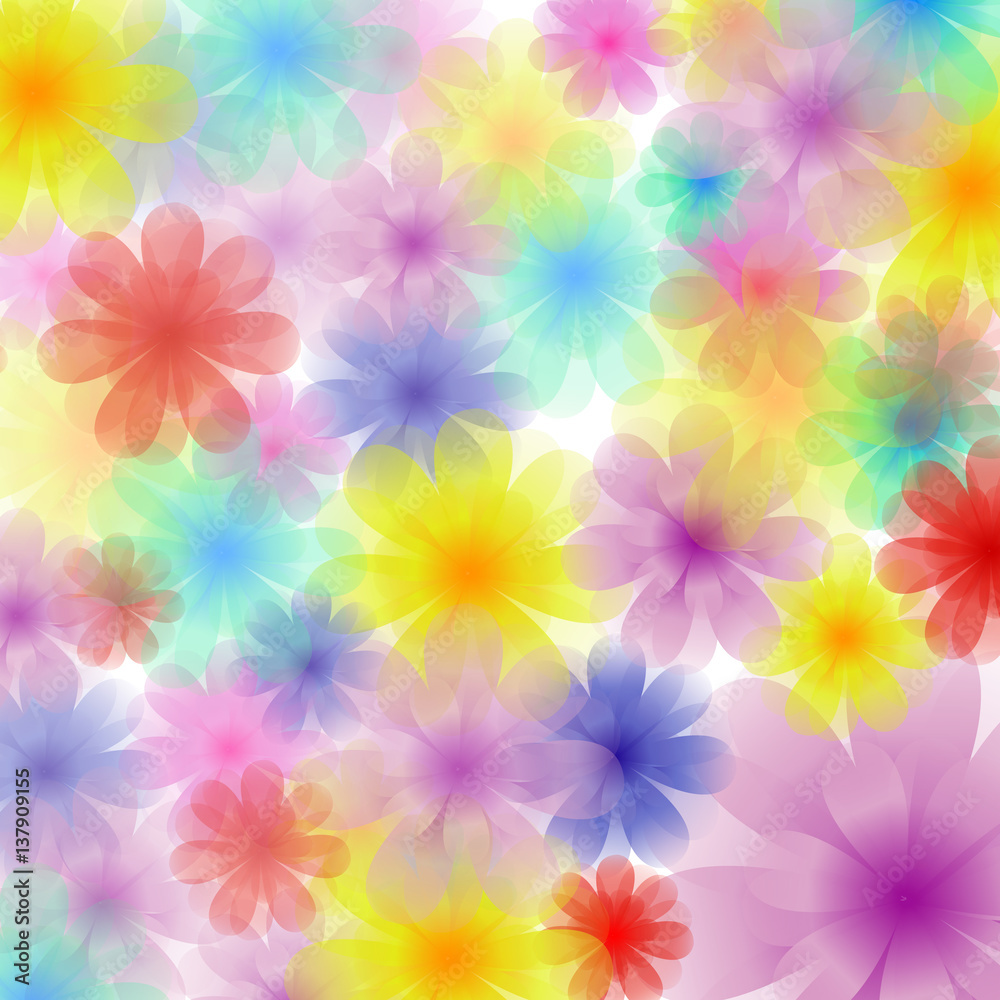 gentle vector background with flowers gentle vector background with flowers