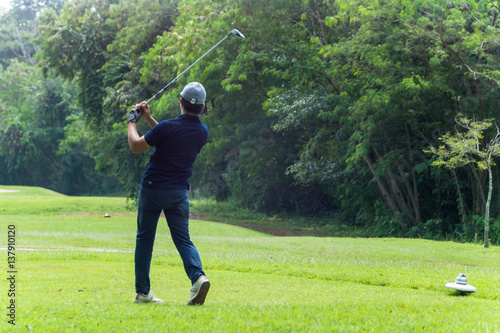 Golf Swing Isolated