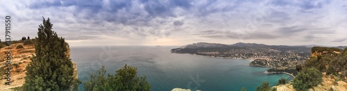 Panorama de Cassis depuis le Cap Canaille