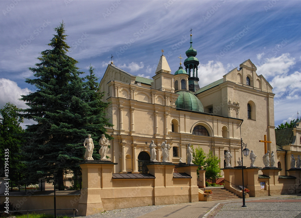 Obraz premium Body of Christ's Collegiate church in Jaroslaw. Poland