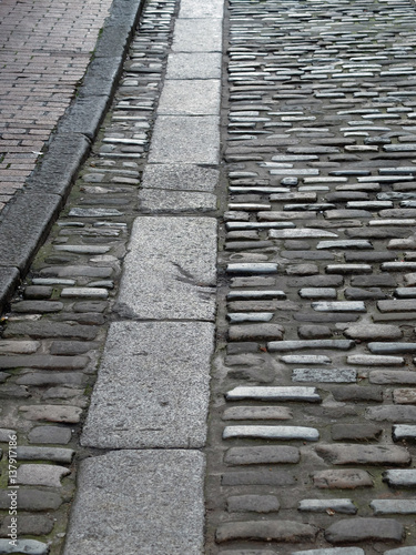 Cobbled street