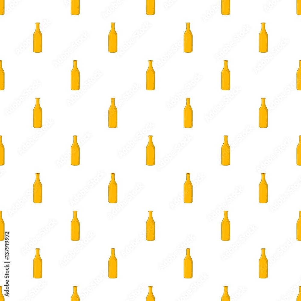 Bottle of beer pattern, cartoon style Bottle of beer pattern, cartoon style