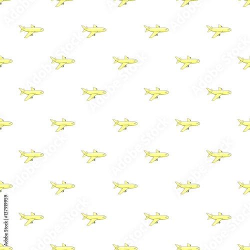 Plane pattern, cartoon style 