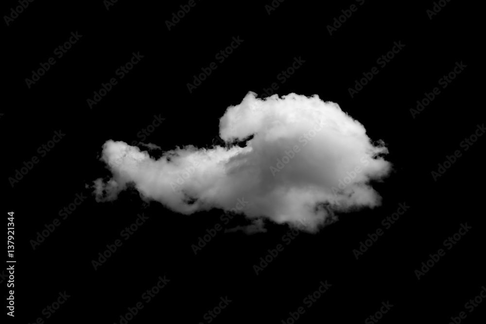 Clouds on black background Clouds on black background