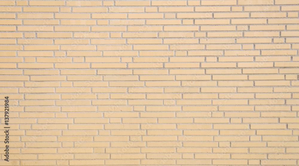 Obraz premium Yellow Brick Wall Texture