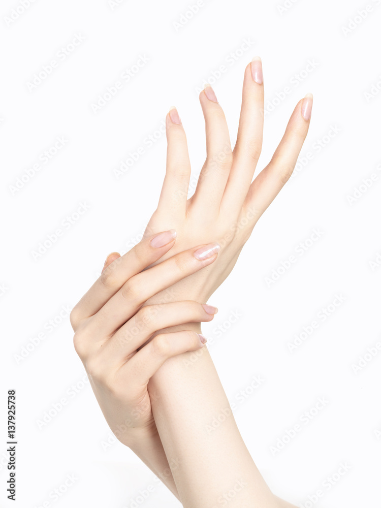 Hand of the Japanese woman Hand of the Japanese woman