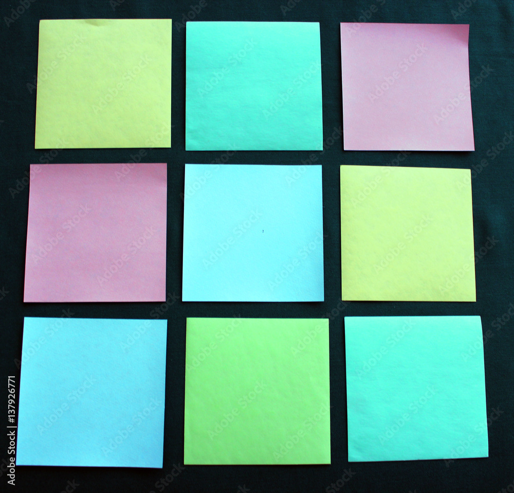 Fototapeta premium Sticker on a green background colored for school