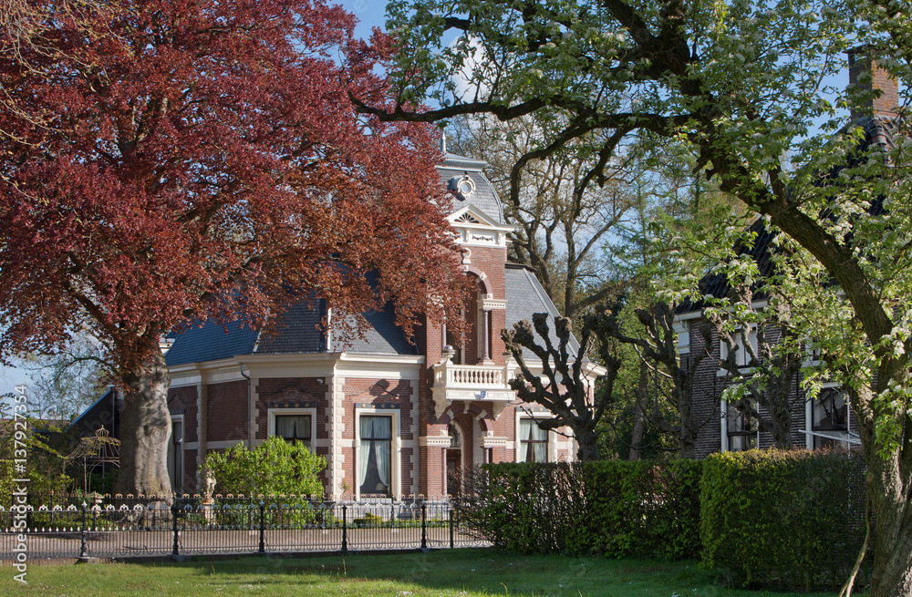 Mansion at Dijkhuizen Ruinerwold the Netherlands