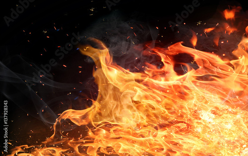 Fototapet Firestorm texture