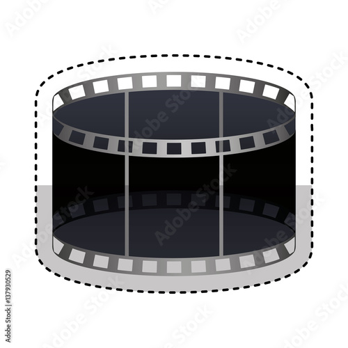 tape record isolated icon vector illustration design