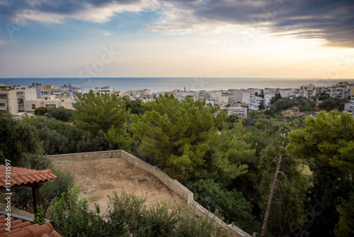 Fototapeta Naklejka Na Ścianę i Meble -  Blick über Rethymno Kreta