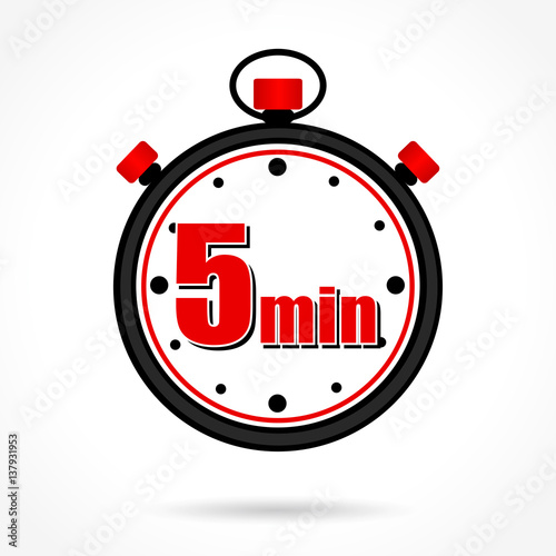 five minutes stopwatch