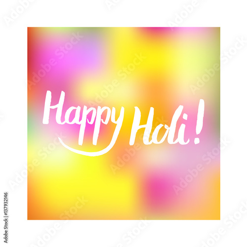 illustration Happy Holi