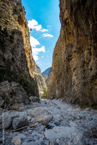 Samariaschlucht am Flussbett