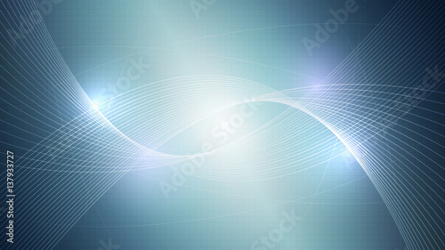 Abstract futuristic glowing background.