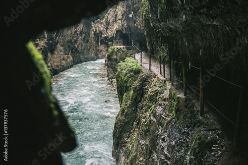 Die Partnachklamm in Garmisch-Partenkirchen