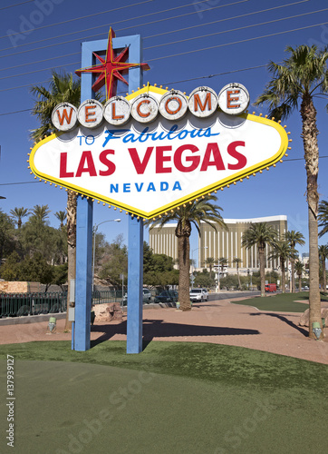 Famous Las Vegas welcome sign