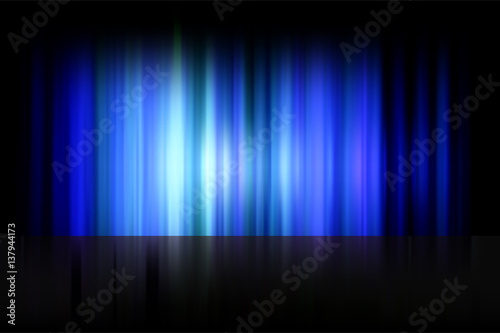 Northern lights, Aurora polaris. Abstract vector shiny background