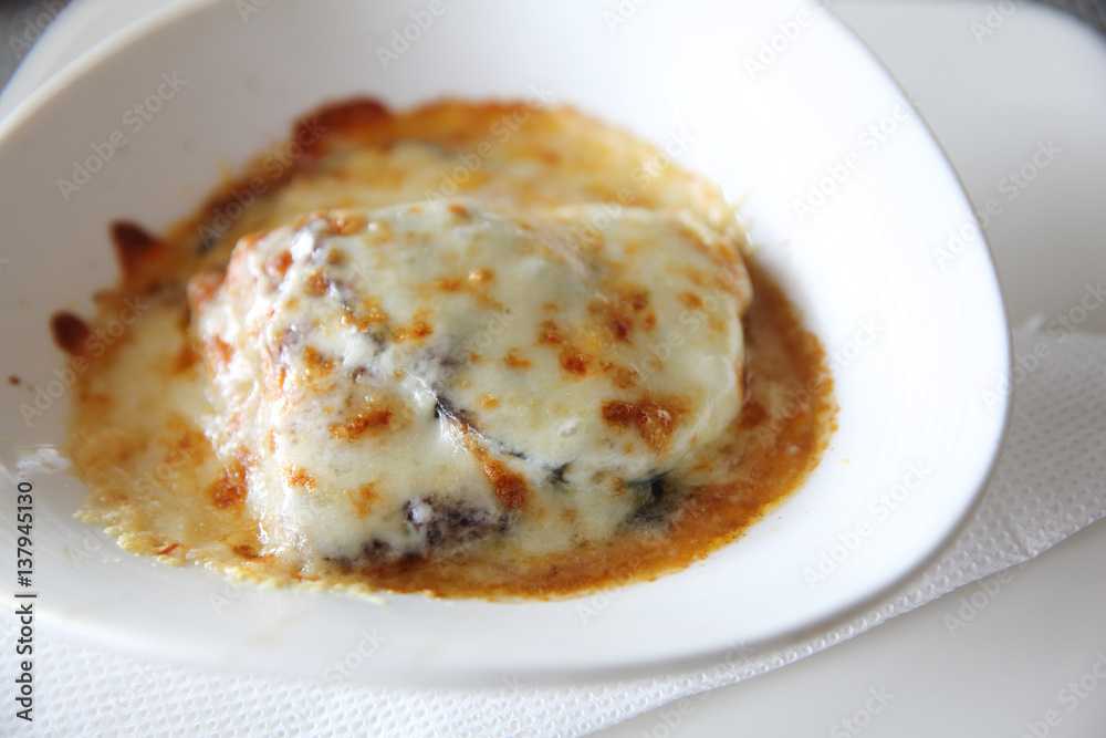eggplant lasagna italian food