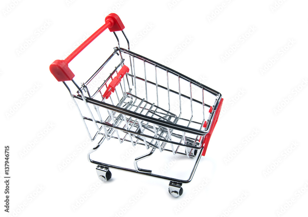 Shopping cart isolate on white background