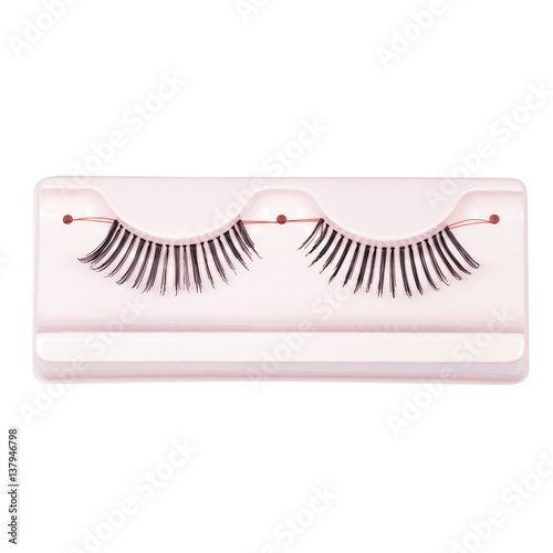 false eyelashes, black false eyelashes photo