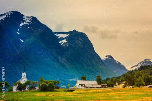 Oppstryn Church in Norway
