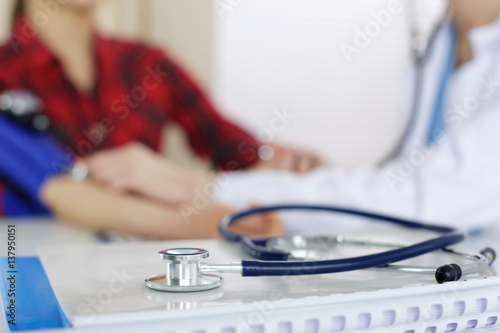 Medicine doctor's working table