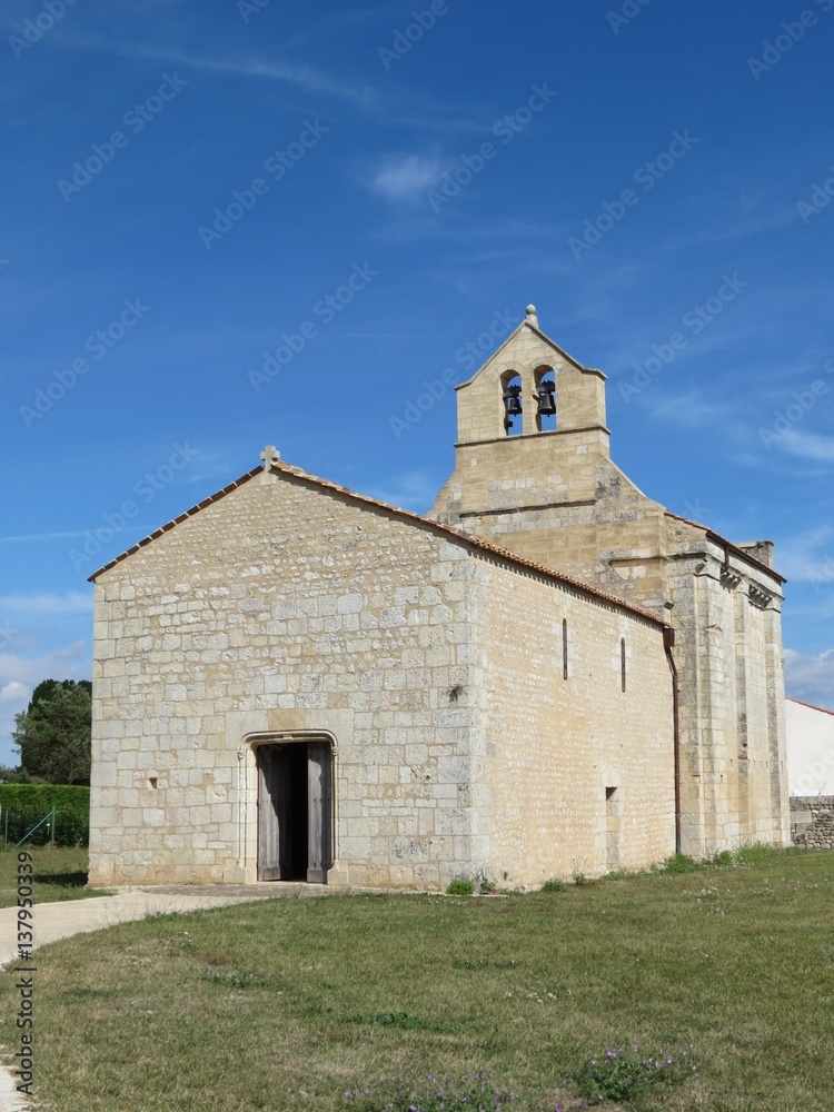 Charente-Maritime - Trizay - Monthérault - Charente-Maritime - Trizay - Eglise Notre-Dame de Monthérault