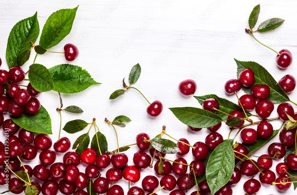 Fresh cherries