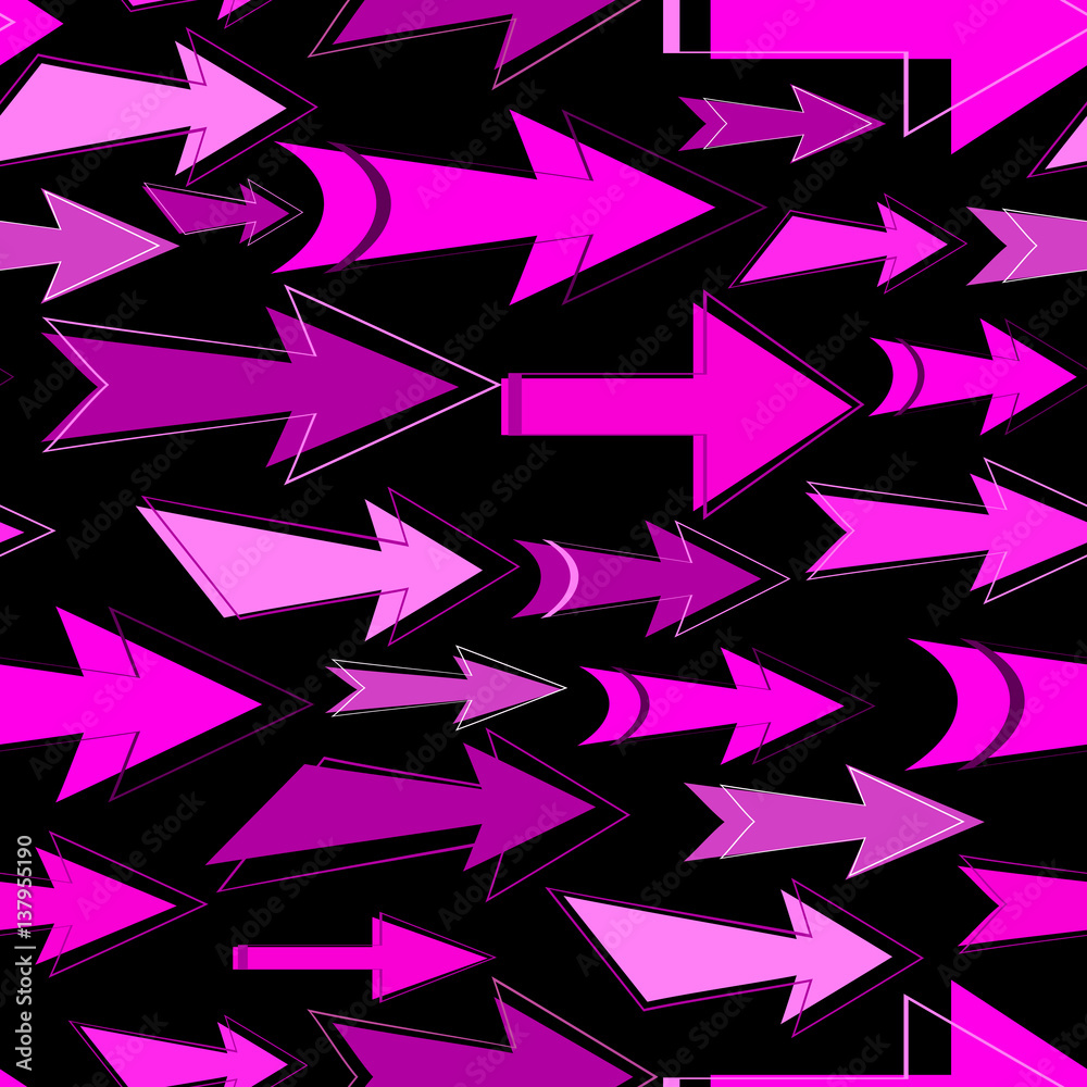 Seamless background with shooters Seamless background with shooters