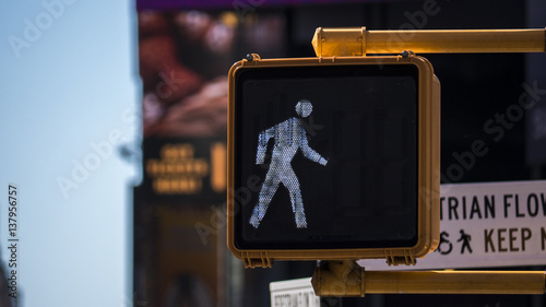 Cross light in New York City