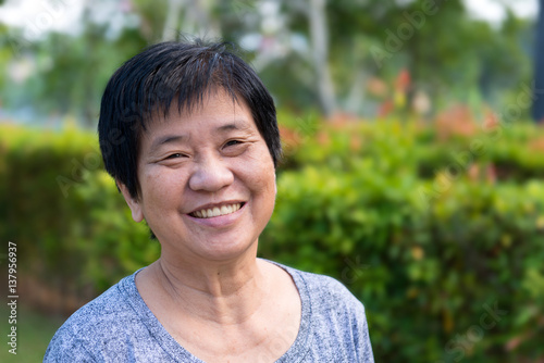 Fotografie Happy senior woman