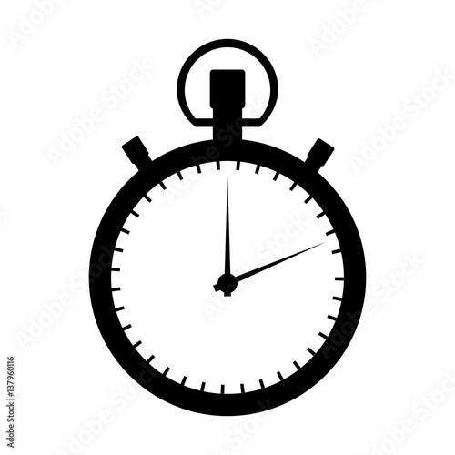 chronometer watch isolated icon vector illustration design
