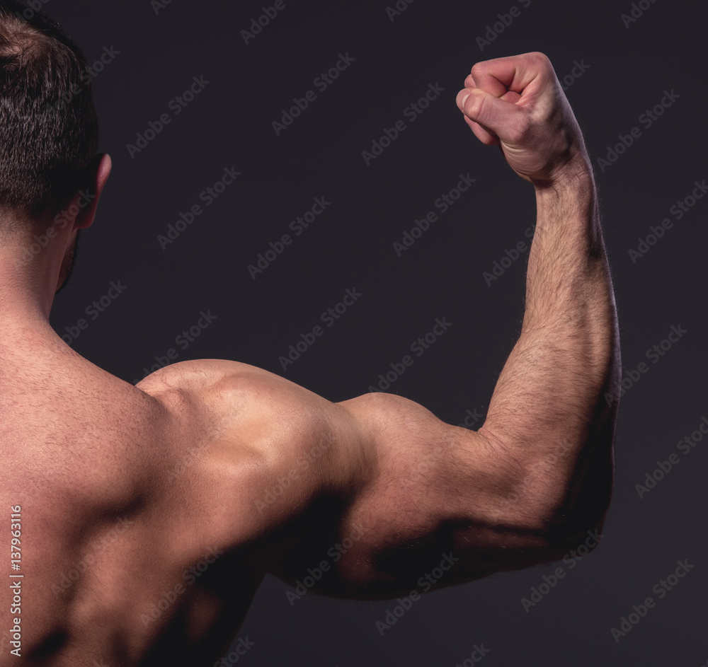 Handsome muscled man Handsome muscled man