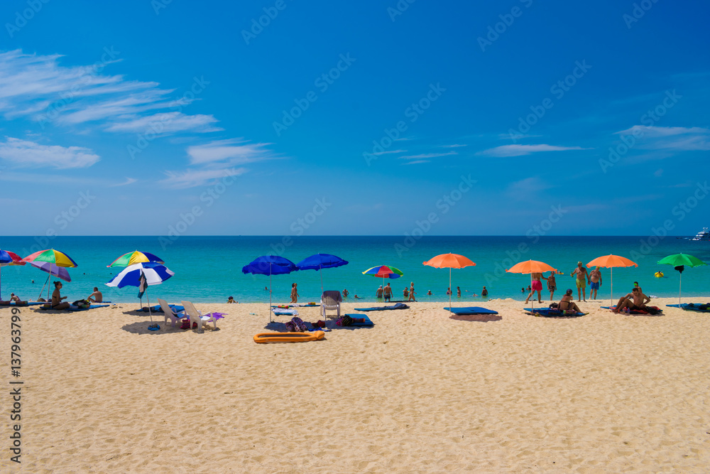 view of seascapes summer at nai-harn beach phuket, thailand view of seascapes summer at nai-harn beach phuket, thailand