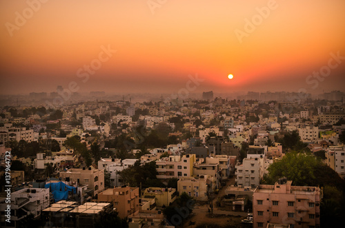 Sunrise over Bangalore 