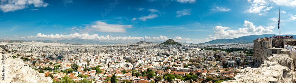 Overview of Athens, Greece, from the Acropolis