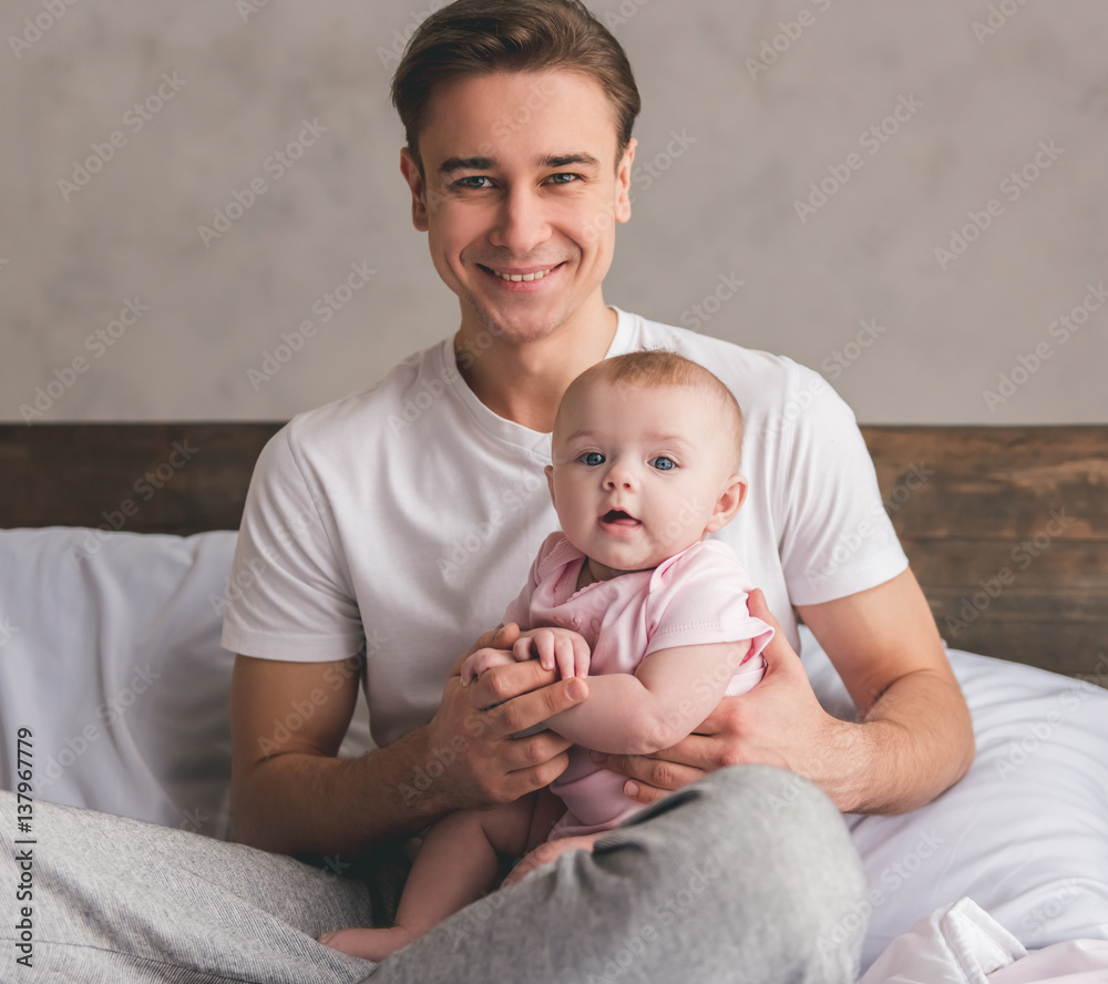Father and baby