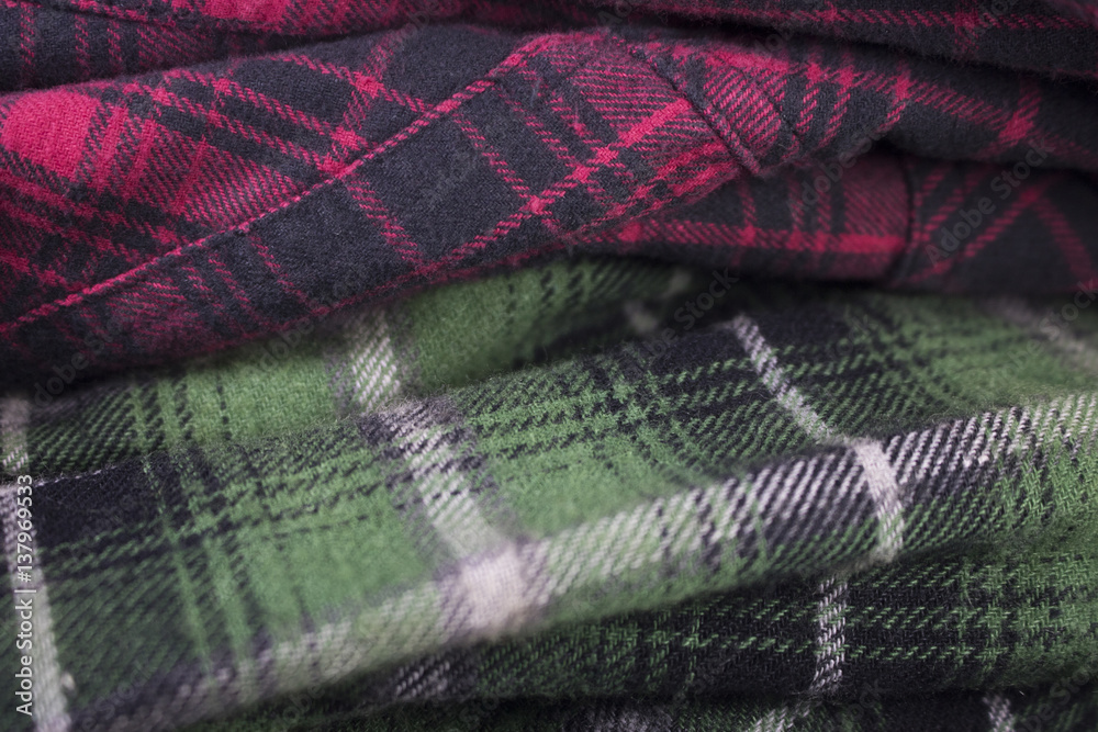 plaid flannel fabric cloth plaid flannel fabric cloth