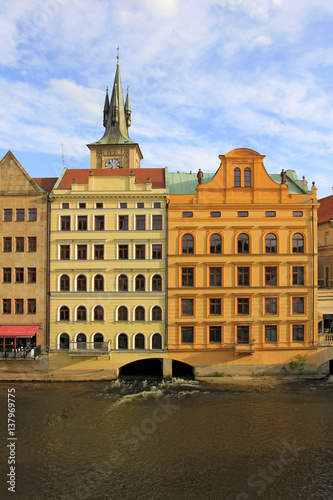 Overlooking Prague on the Vltava, Czech Republic, Europe