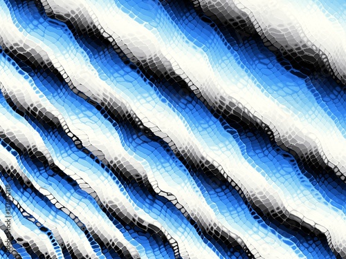 Wallpaper Mural Abstract wavy fractal Torontodigital.ca