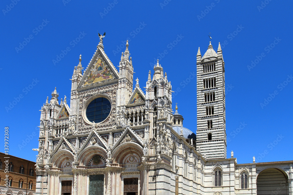 Duomo Santa Maria Assunta in Siena, Tuscany, Italy, Europe, UNESCO World Heritage