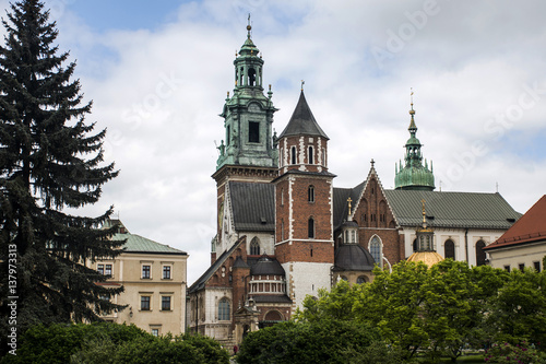 City of Krakow Poland. Wawel Cathedral