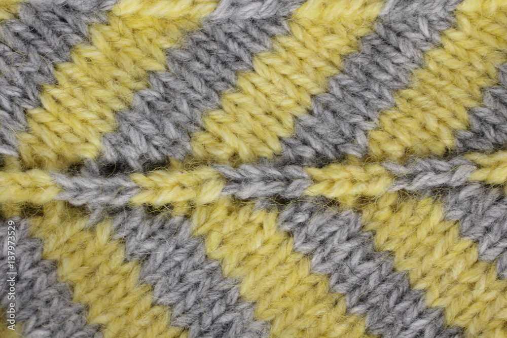 knitted two color chevron fabric up close knitted two color chevron fabric up close