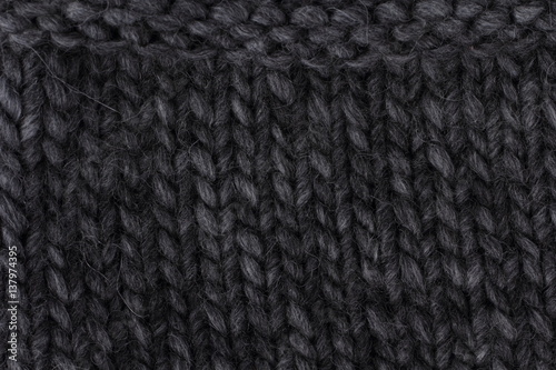 textured chunky knit fabric up close photo